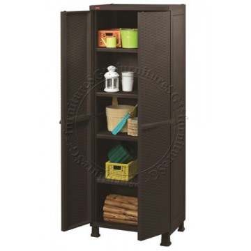 Keter - Rattan Utility Cabinet with Legs